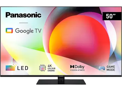 PANASONIC TN-50W70AEZ Smart LED Google televízió, 4K Ultra HD, 126 cm