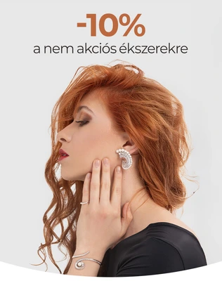 10% kedvezmény a nem akciós ékszerekre