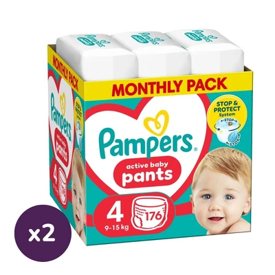 INGYENES SZÁLLÍTÁS - Pampers Active Baby Pants bugyipelenka