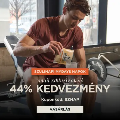 Szülinapi MyDays napok - 44% kedvezmény