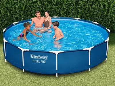 Bestway fémvázas medence szett vízforgatóval, 366x76 cm