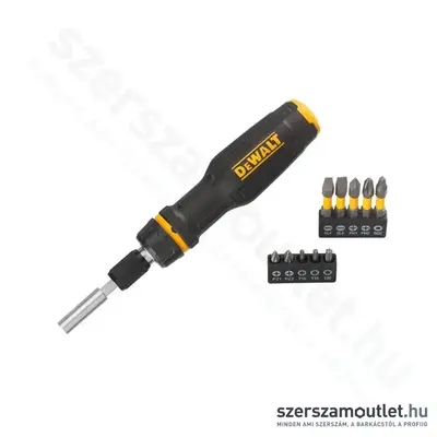 DeWalt racsnis csavarhúzó bitekkel