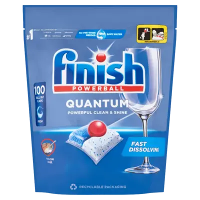 Finish Powerball Quantum All in 1 Regular mosogatógép kapszula 100 db 1040 g