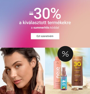 Akár -30% a kiválasztott termékekre
