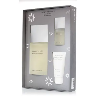 Issey Miyake L´Eau D´Issey Pour Homme EDT Set 125 ml EDT + 15 ml EDT + tusfürdő 50 ml