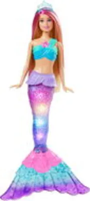 Barbie Villogó sellő - szőke játékbaba
