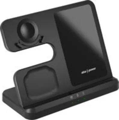 AlzaPower WSC120B 3in1 Wireless Charger Samsung + Ajándék töltő adapter 6690 Ft értékben!