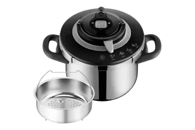 Kukta Tefal Clipso+ CHEF 6 l P4550731 Rozsdamentes/Fekete