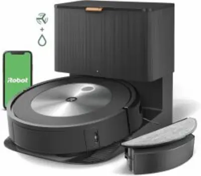 iRobot Takarító robot Combo j5+ fekete felmosó állomás Clean Base (J557840)