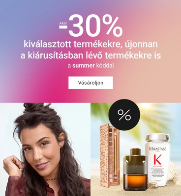 Akár 30% kedvezmény a kiválasztott termékekre