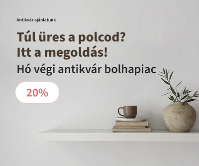 Hó végi antikvár bolhapiac (-20%)