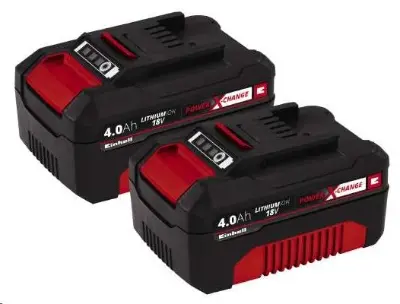 Einhell Power-X-Change Twinpack 18V 4,0Ah akkumulátor, 2db (4511489)