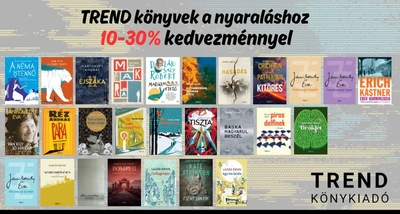 TREND könyvek a nyaraláshoz – 10-30% kedvezménnyel