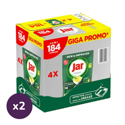 Jar Lemon Original All in One mosogatókapszula (2x184 db)