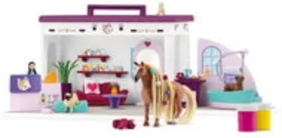 Schleich Horse Club - Sofi szépségszalonja háziállatoknak 42614 figura szett