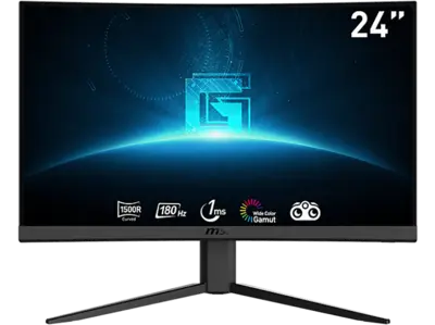 MSI G24C4 E2 24'' Ívelt FHD 180 Hz 16:9 Adaptive-Sync VA LED Gamer monitor