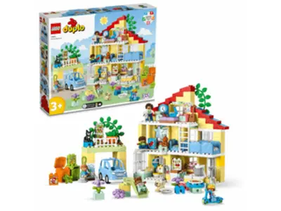LEGO® DUPLO® Városi kalandok 3 az 1-ben családi ház (10994)
