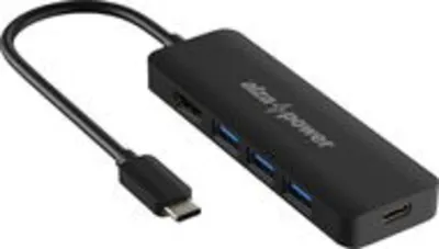 AlzaPower USB-C Dock Station 5in1 - fekete dokkoló állomás