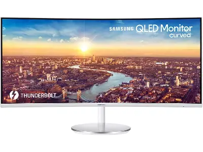 SAMSUNG C34J791WTR 100Hz 34'' Ívelt (3440x1440) 21:9 FreeSync QLED Monitor