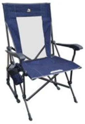 GCI Outdoor RoadTrip Rocker™ Navy Topo kemping fotel