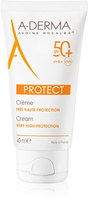 A-Derma Protect Cream védő krém normál és száraz bőrre SPF 50+