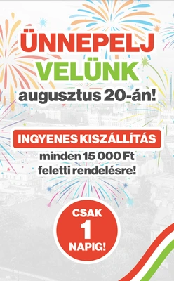 15 ezer Ft felett ingyenes szállítás