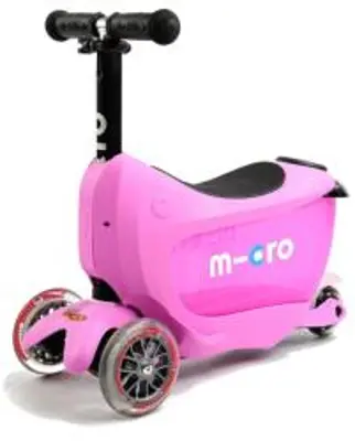 Micro Mini2go Deluxe Gyerekroller, rózsaszín