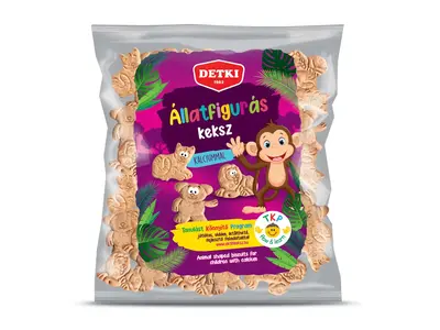 Detki Állatfigurás keksz kalciummal, 160 g