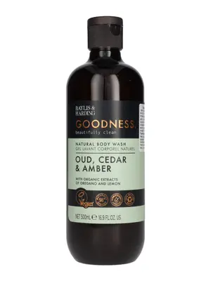 Baylis & Harding Goodness tusfürdő oud, cédrus és borostyán illattal 500 ml