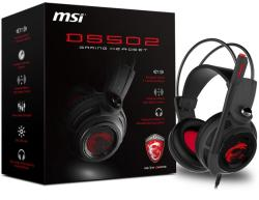 MSI DS502 7.1 Gaming Headset Fekete