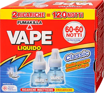 VAPE Elektromos szúnyogírtó utántöltő folyadék duo, 72 ml