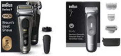 Braun Series 9 PRO+ sötétszürke + 7 BG7550 készlet