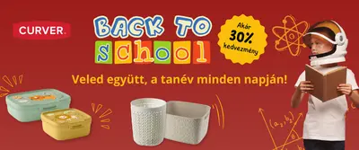 Curver – Veled együtt, a tanév minden napján! (akár -30%)