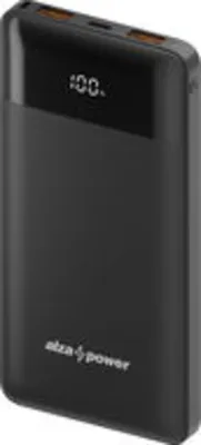AlzaPower Parade 10000 mAh Power Delivery (22,5 W) - fekete bank