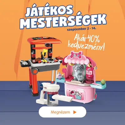 Játékos mesterségek (akár -40%)