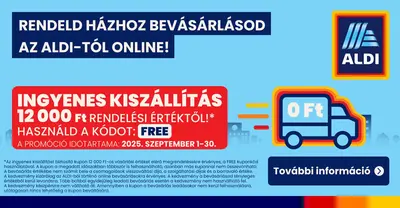Ingyenes kiszállítás 12 ezer Ft felett