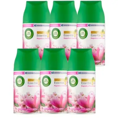 Air Wick Freshmatic Magnólia és Cseresznyevirág Utántöltő automata légfrissítő készülékhez 6x250ml