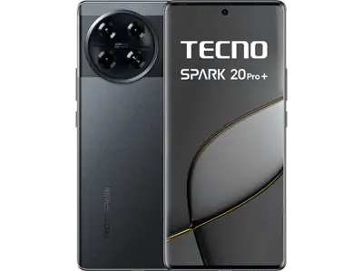 TECNO SPARK 20 PRO+ 4G 8/256 GB DualSIM Fekete Kártyafüggetlen Okostelefon