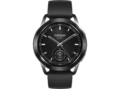 XIAOMI Watch S3, okosóra, fekete (BHR7874GL)