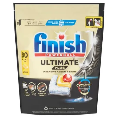 Finish Powerball Ultimate Plus All in 1 Lemon Mosogatógép kapszula 90db