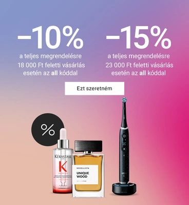 10-15% kedvezmény 18 ill 23 ezer Ft felett