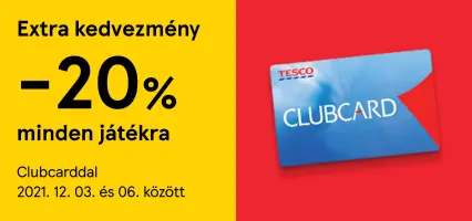 Tesco - Extra -20% kedvezmény minden játékra Clubcarddal