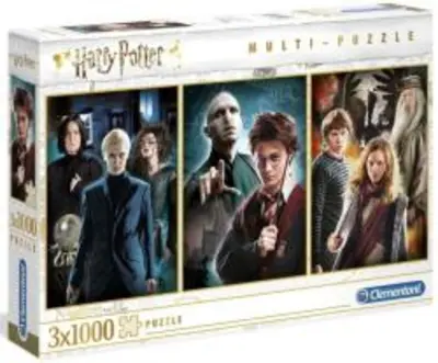 Clementoni 3 X 1000 DB-OS PUZZLE - HARRY POTTER (CL61884)