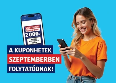 2 ezer Ft kedvezmény 15 ezer Ft felett