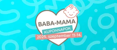 Őszi baba-mama kuponnapok (20-25% kedvezmény)