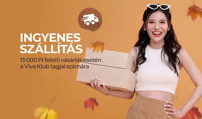 13 ezer Ft felett ingyen szállítás klubtagoknak