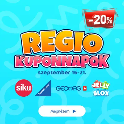 REGIO Kuponnapok (-20%)