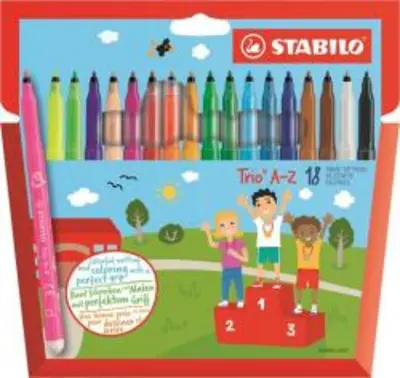 Stabilo Trio A-Z filctoll készlet, 18 db (378/1-18-01)