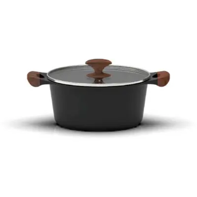 Actuel indukciós lábas 24 cm fa fogóval
