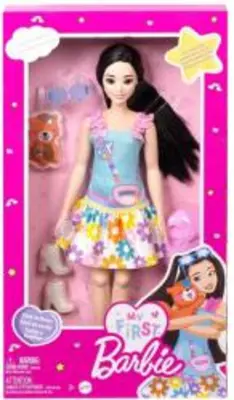 Mattel Első Barbie babám - Fekete hajú baba (HLL18)